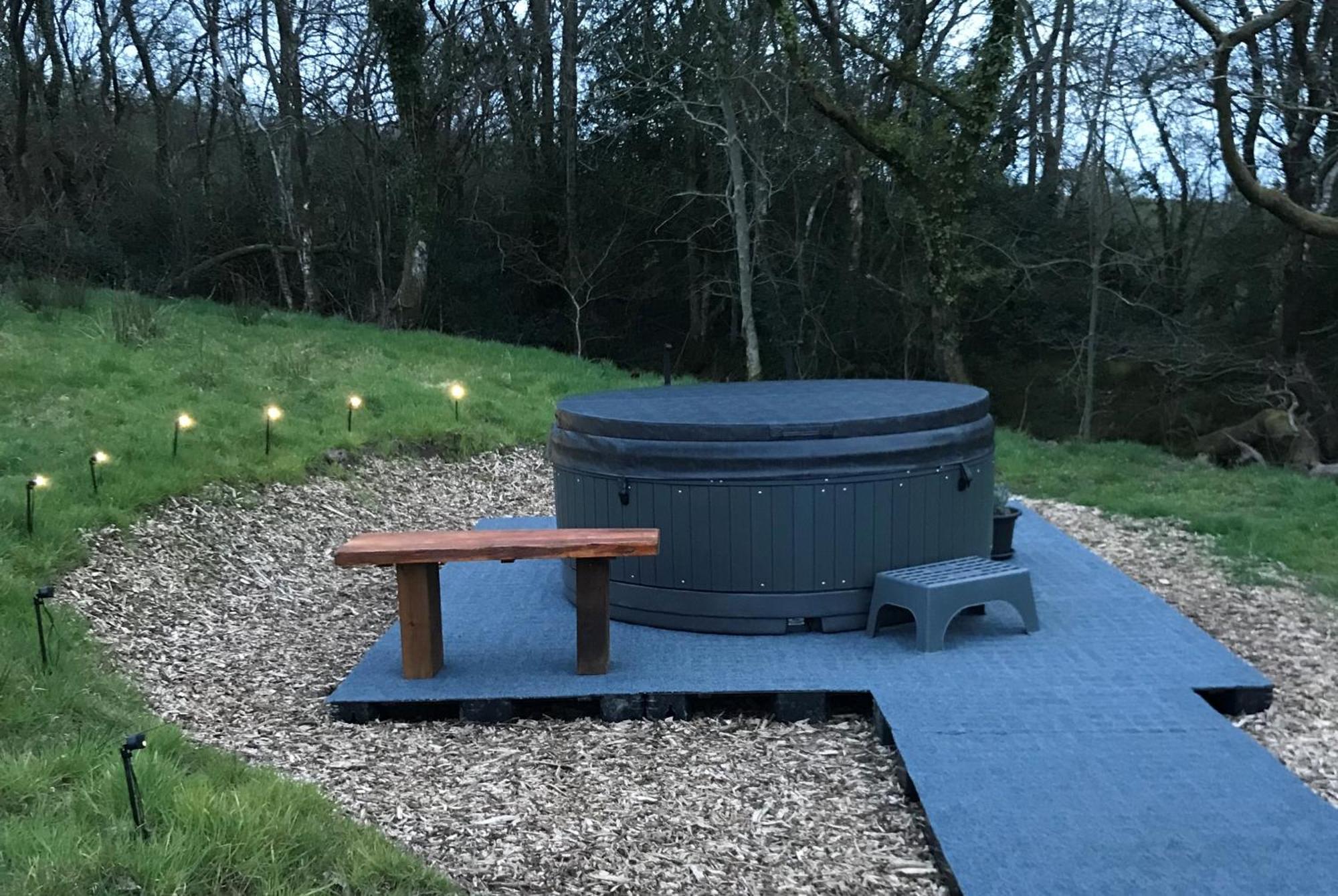 فندق Gilfach Gower Farm Luxury Yurt With Hot Tub أمّانفورد المظهر الخارجي الصورة