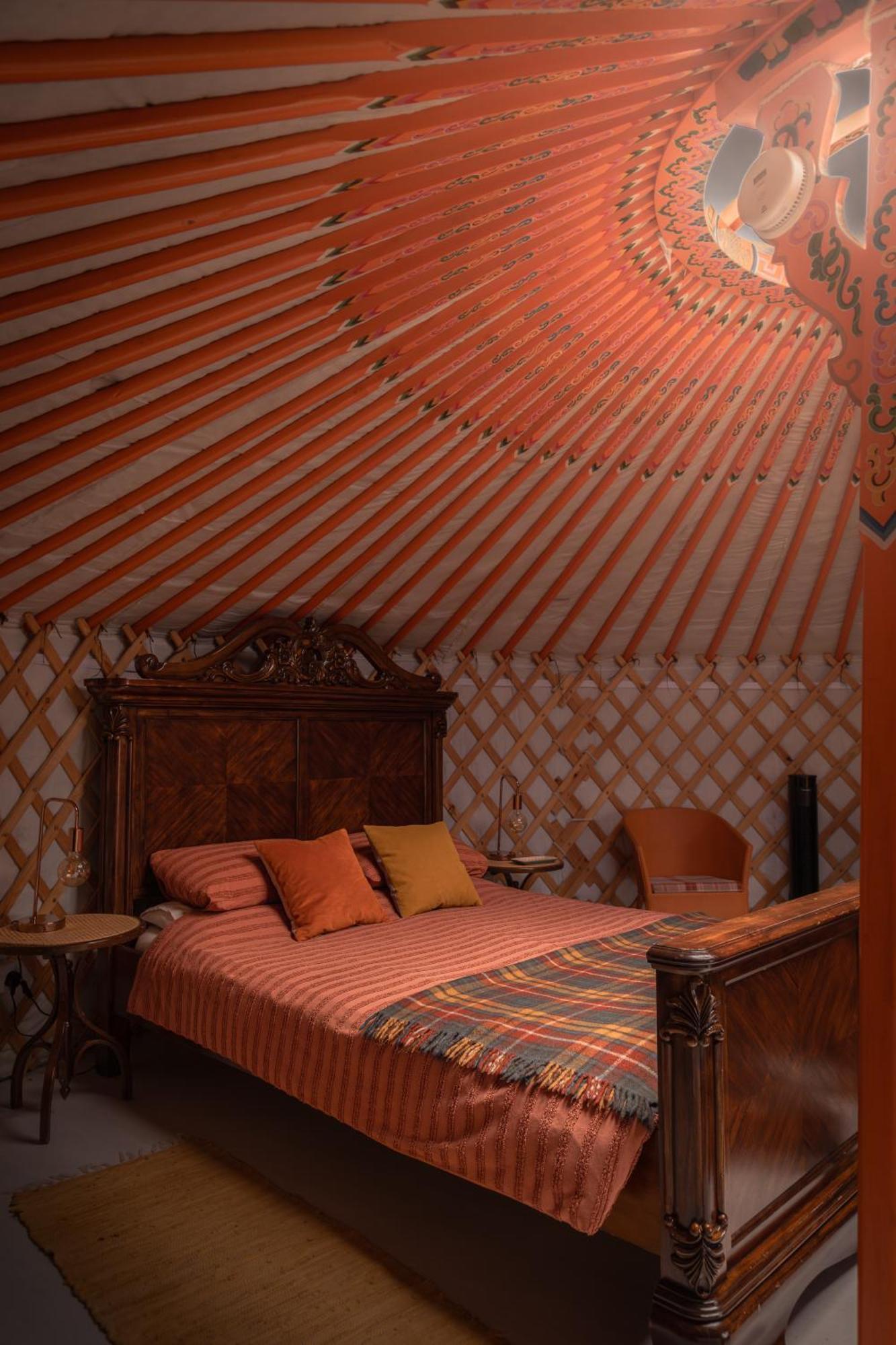 فندق Gilfach Gower Farm Luxury Yurt With Hot Tub أمّانفورد المظهر الخارجي الصورة