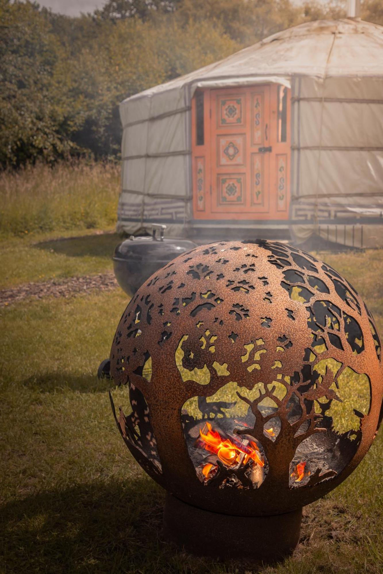 فندق Gilfach Gower Farm Luxury Yurt With Hot Tub أمّانفورد المظهر الخارجي الصورة